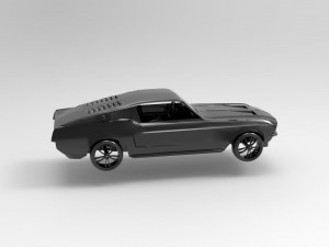 Mustang car READY TO PRINT MODEL Model do druku 3D
