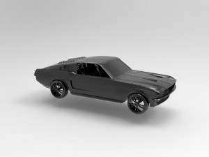 Mustang car READY TO PRINT MODEL Model do druku 3D