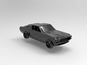 Mustang car READY TO PRINT MODEL Model do druku 3D