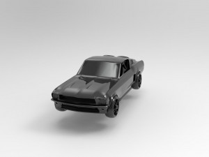 Mustang car READY TO PRINT MODEL Model do druku 3D
