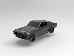 Mustang car READY TO PRINT MODEL Model do druku 3D