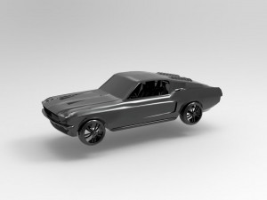 Mustang car READY TO PRINT MODEL Model do druku 3D