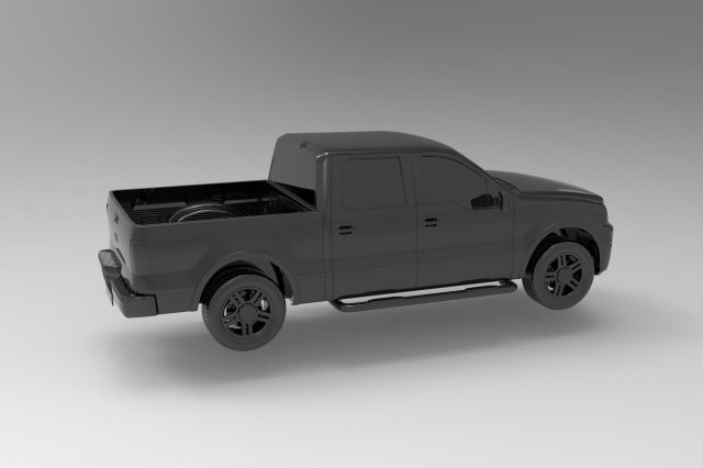 F150 READY TO PRINT MODEL Modelo de impresión 3D .c4d .max .obj .3ds .fbx .stl .blend 