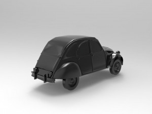 Citroen 3CV READY TO PRINT MODEL 3D Print Model