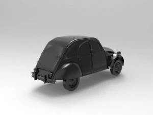 Citroen 3CV MODELO LISTO PARA IMPRIMIR Modelo de impresión 3D