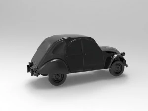 Citroen 3CV READY TO PRINT MODEL 3D Print Model