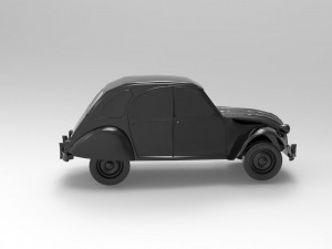 Citroen 3CV READY TO PRINT MODEL 3D Print Model
