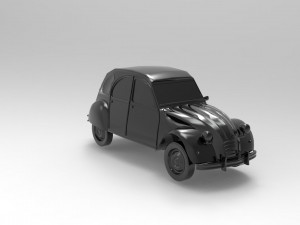 Citroen 3CV READY TO PRINT MODEL 3D Print Model