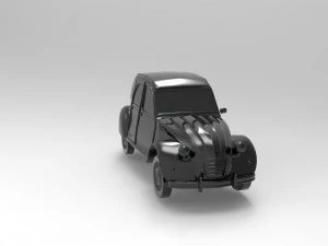 Citroen 3CV READY TO PRINT MODEL 3D Print Model