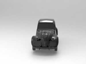 Citroen 3CV READY TO PRINT MODEL 3D Print Model