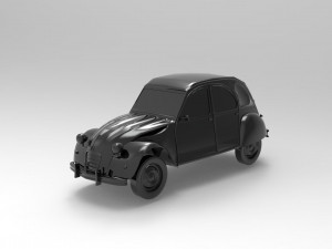 Citroen 3CV READY TO PRINT MODEL 3D Print Model