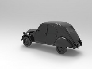 Citroen 3CV READY TO PRINT MODEL 3D Print Model