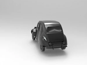 Citroen 3CV READY TO PRINT MODEL 3D Print Model