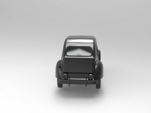 Citroen 3CV READY TO PRINT MODEL 3D Print Model