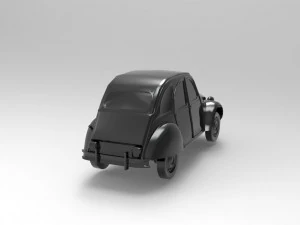Citroen 3CV READY TO PRINT MODEL 3D Print Model