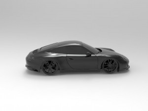 Car Porsche - 991 Vossen READY TO PRINT MODEL 3D Baskı Modeli