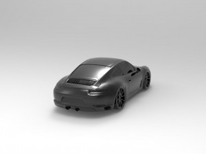 Car Porsche - 991 Vossen READY TO PRINT MODEL Modelo de impresión 3D