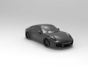 Car Porsche - 991 Vossen READY TO PRINT MODEL 3D Print Model