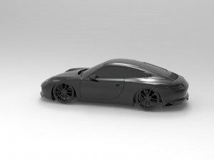 Car Porsche - 991 Vossen READY TO PRINT MODEL Modelo de impresión 3D