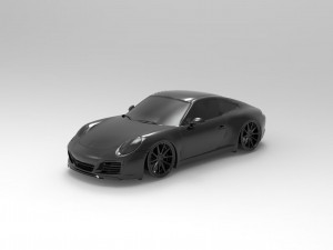 Car Porsche - 991 Vossen READY TO PRINT MODEL Modelo de impresión 3D