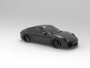 Car Porsche - 991 Vossen READY TO PRINT MODEL 3D Print Model