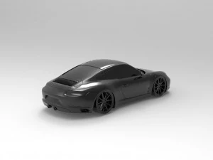 Car Porsche - 991 Vossen READY TO PRINT MODEL 3D Print Model