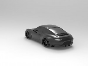 Car Porsche - 991 Vossen READY TO PRINT MODEL Modelo de impresión 3D