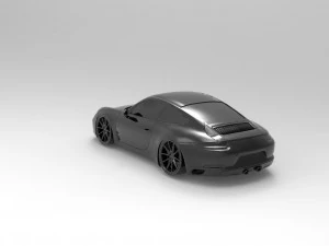 Car Porsche - 991 Vossen READY TO PRINT MODEL 3D Print Model
