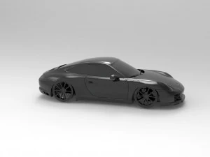 Car Porsche - 991 Vossen READY TO PRINT MODEL 3D Print Model