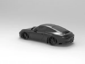 Car Porsche - 991 Vossen READY TO PRINT MODEL 3D Print Model