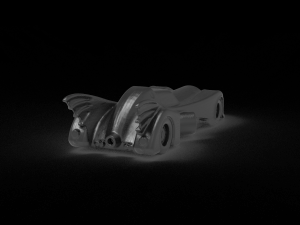 Batman Car READY TO PRINT MODEL Modèles 3D en vedette