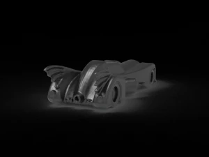 Batman Car READY TO PRINT MODEL 3D Print Model
