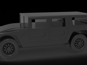 Car Hummer H1 READY TO PRINT MODEL 3D Druckmodell