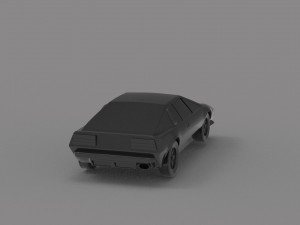 Car Lotus Esprit s2 1978 READY TO PRINT MODEL Modelo de Impressão 3D