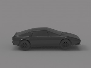 Car Lotus Esprit s2 1978 READY TO PRINT MODEL Modelo de Impressão 3D
