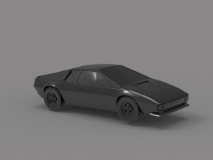 Car Lotus Esprit s2 1978 READY TO PRINT MODEL Modelo de Impressão 3D