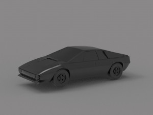 Car Lotus Esprit s2 1978 READY TO PRINT MODEL Modelo de Impressão 3D