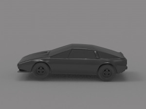 Car Lotus Esprit s2 1978 READY TO PRINT MODEL Modelo de Impressão 3D