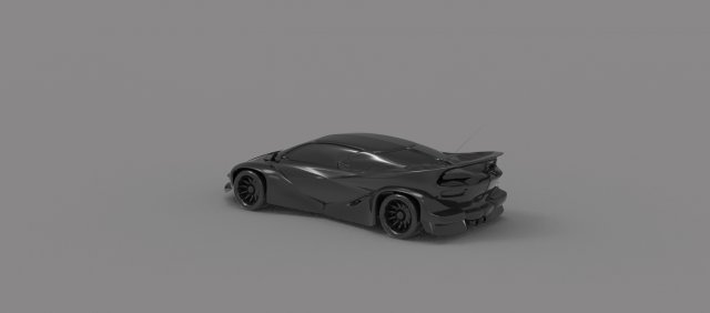 Cobra RX55 car READY TO PRINT MODEL 3D प्रिंट मॉडल .c4d .max .obj .3ds .fbx .stl .blend