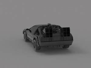 Delorean car READY TO PRINT MODEL Modelo de impresión 3D