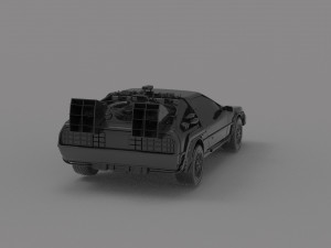 Delorean car READY TO PRINT MODEL Modelo de impresión 3D