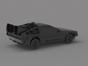 Delorean car READY TO PRINT MODEL Modelo de impresión 3D