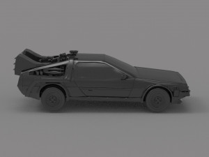 Delorean car READY TO PRINT MODEL Modelo de impresión 3D