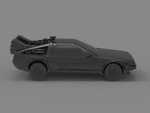 Delorean car READY TO PRINT MODEL 3D Print Model