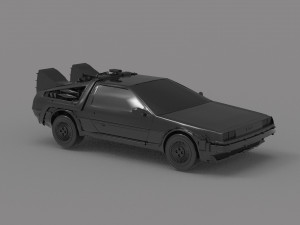 Delorean car READY TO PRINT MODEL Modelo de impresión 3D