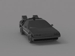 Delorean car READY TO PRINT MODEL Modelo de impresión 3D