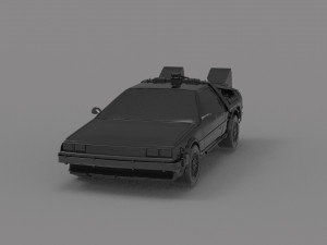 Delorean car READY TO PRINT MODEL Modelo de impresión 3D