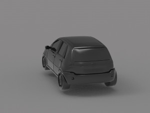 Fiesta 2005 5 doors READY TO PRINT MODEL READY TO PRINT MODEL 3D प्रिंट मॉडल