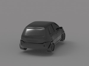 Fiesta 2005 5 doors READY TO PRINT MODEL READY TO PRINT MODEL 3D प्रिंट मॉडल