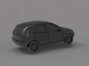 Fiesta 2005 5 doors READY TO PRINT MODEL READY TO PRINT MODEL 3D प्रिंट मॉडल